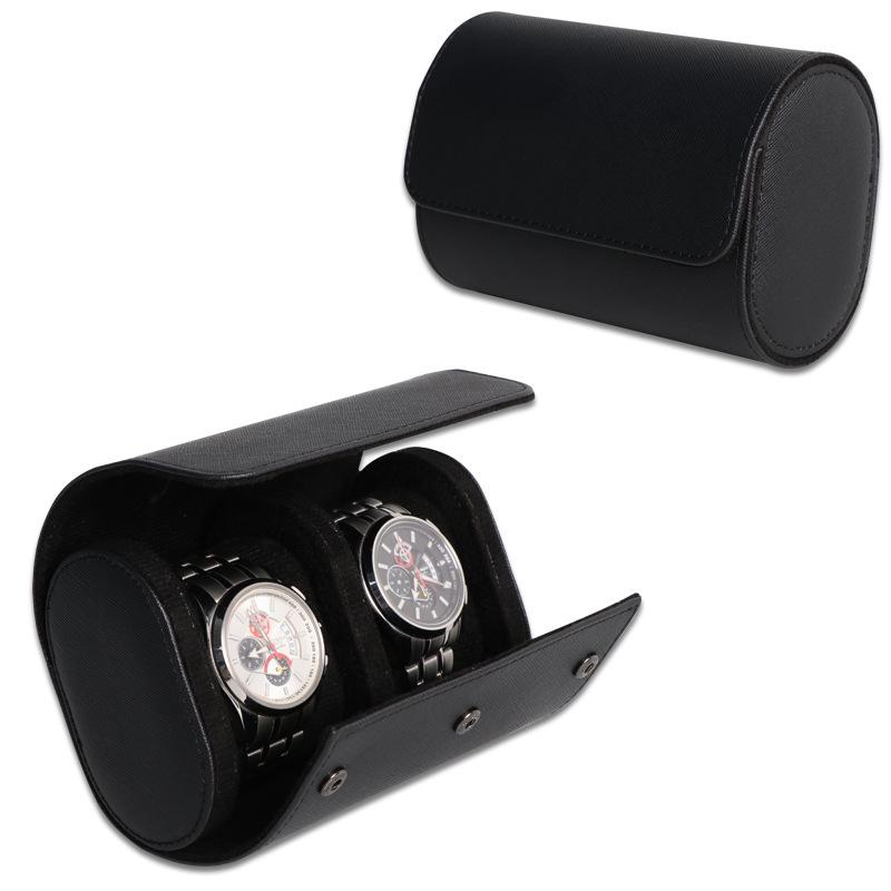 Waterproof PU Leather Watch Storage Box with 1-3 Slots - Stain-Resistant Gift Packaging