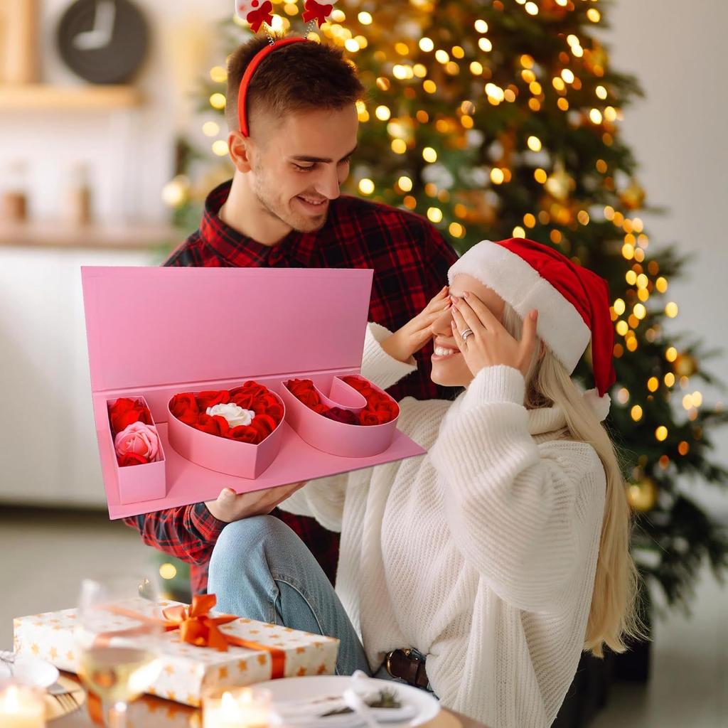 1pcs,45.6*19.5*6.8cm,17.95*7.68*2.68inch,I Love You,Gift Box,Valentine's Day Gift Box,Party Supplies,Holiday Supplies,Wedding Gift Box