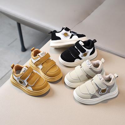 2-8 Years Old Children's Shoes Foot Length 13-18cm Sports Shoes Low-top Anti-skate Shoes Fashionable Velcro Soft Sole Toddler Shoes