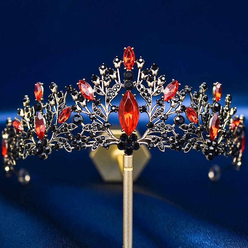 Bridal Tiara Crown Wedding Dress Hair Accessories Stage Host Welcome Baroque Queen Birthday Jewelry Women