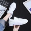 Internet celebrity little white shoes women's 2025 new fashion Korean version street shooting students flat bottom foreign style show feet small wo