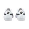 Puma Basket Classic 21 Unisex Low-top Synthetic Leather Lace-up Round Toe Lightweight Wear-resistant Skate Shoes White Black 374923-02
