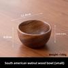 Black Walnut Sushi Plate Wooden Fruit Tray Minimalist Snack Dish High Foot Serving Plate