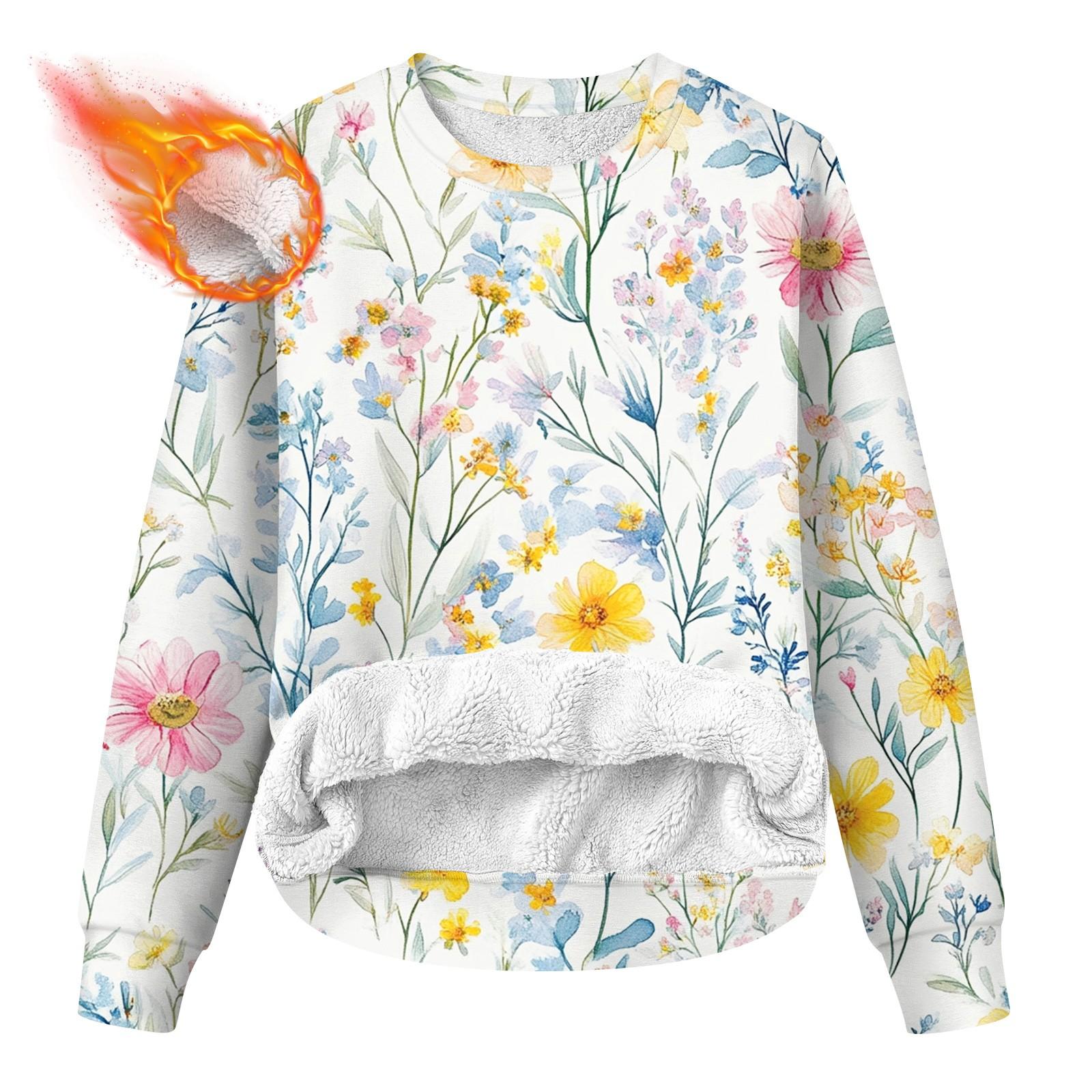 

Женская повседневная модная толстовка с круглым вырезом и принтом из бархата S жёлтый