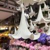 5pcs Elegant Hanging Flower Head Realistic Simulated Flower Decor  Room Decoration