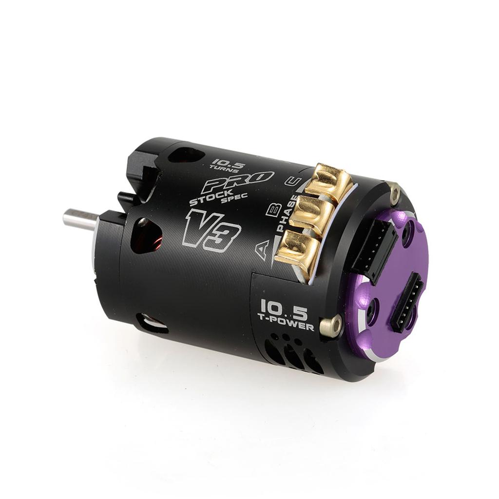 V3 540 10.5T 3800KV Brushless Motor 2 Pole Rotor RC Car for High Performance Power Conversion