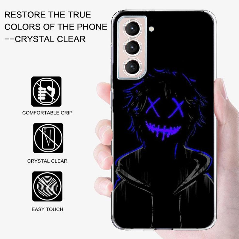Devil Bad Boy Phone Case For Samsung Galaxy S25 Edge S24 S23 FE S21 S20 S10 Plus S22 S26 Ultra Cover Clear Cases TPU Capa Shell