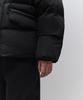 Musinsa Standard Raglan Hooded Down Short Padded Jacket [Black]