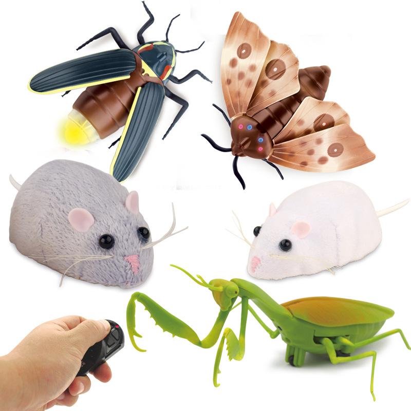 Nové a jedinečné infračervené diaľkové ovládanie Elektrické hračky proti hmyzu Elektrická myš Slimák Zákerné hračky Spoof