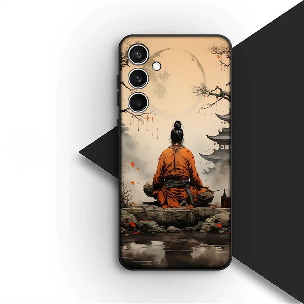 Japan Samurai Skeleton Ninja Dragon Phone Case for Apple iPhone 12 13 Pro Max Mini ProMax X XR Air XS 12Pro 13Pro Cover