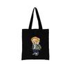 Women Shopping Bag All-match Bear Series Handbag Foldable Reusable Cloth Shopper Harajuku Style Bag Student Canvas Tote Bag