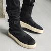 Herrenmode Lange Stiefel Trendiger minimalistischer Designerstil Outdoor-Freizeit Modeparty Bequemes Gehen Klassische schwarze Jugendschuhe