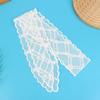 Sweet Lace Belt For Women To Match Skirts And Jeans, White Silk Belt, Long Silk Scarf, Suitable For Daily Wear