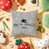 Light Luxury Fashion EETROo Cushion Cover Plush Fabric Soft DoubleSided Printed Sofa Warm Winter Home Gift Pillow Cover