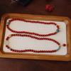 Natural Nanhong Agate Bracelet, Women'S Double Circle Transfer Bead Bracelet. Fashion Women Daily Jewelry Lucky Gift
