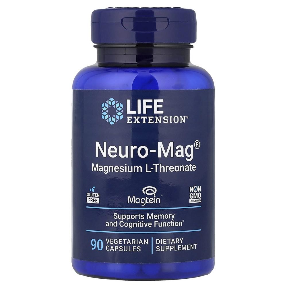 Life Extension Neuro-Max Magnesium L-Threonic Acid 90 Veggie Capsules 1 pcs 90 Tablets