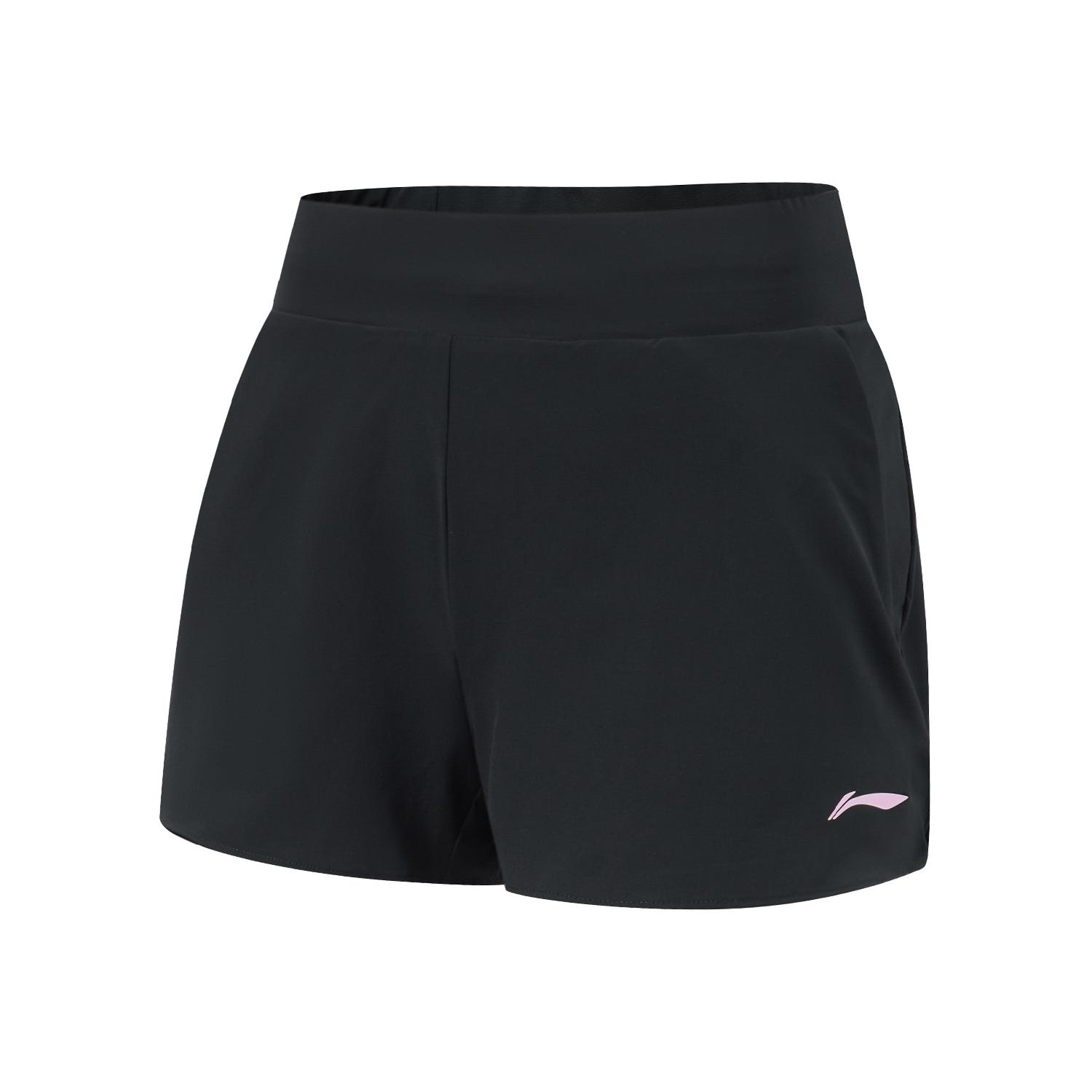 Li-Ning Lightweight Comfortable Breathable Simple Style Sports Casual Shorts Unisex shorts AKSU578-1 M