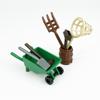 Food Building Blocks City Friend Accessories Bread Chips Roast Chicken Pizza Hot Dog Fish Fruit Carrot Basket Classic MOC Bricks