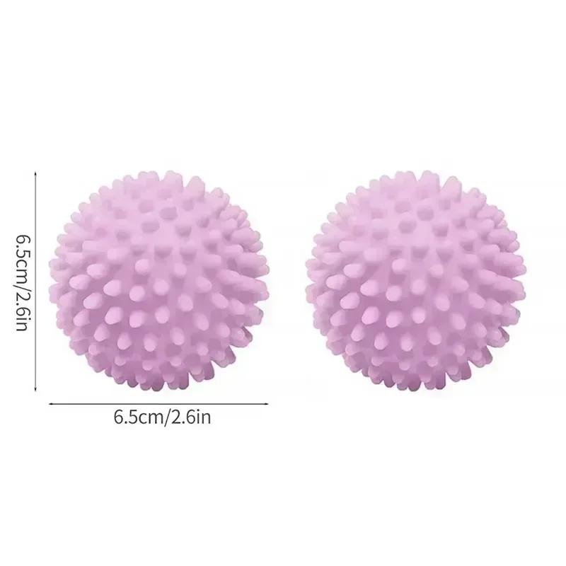 3/2/1pcs Reusable Laundry Balls PVC Dryer Ball Washing Machine Fabric Softener Clothes Cleaning Tool