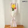 Transparent Rose Packaging Bags Waterproof Flower Wrapping Paper Gifts Bouquet Plastic Bag