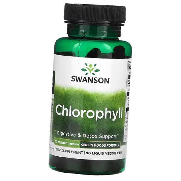 

Комплекс хлорофілу та міді, Chlorophyll 50, Swanson 90вегкапс (70280026) 90vcaps