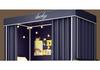Upper Bunk Dorm Bed Curtain & Mosquito Net with Three-Open Doors - Blackout for Summer