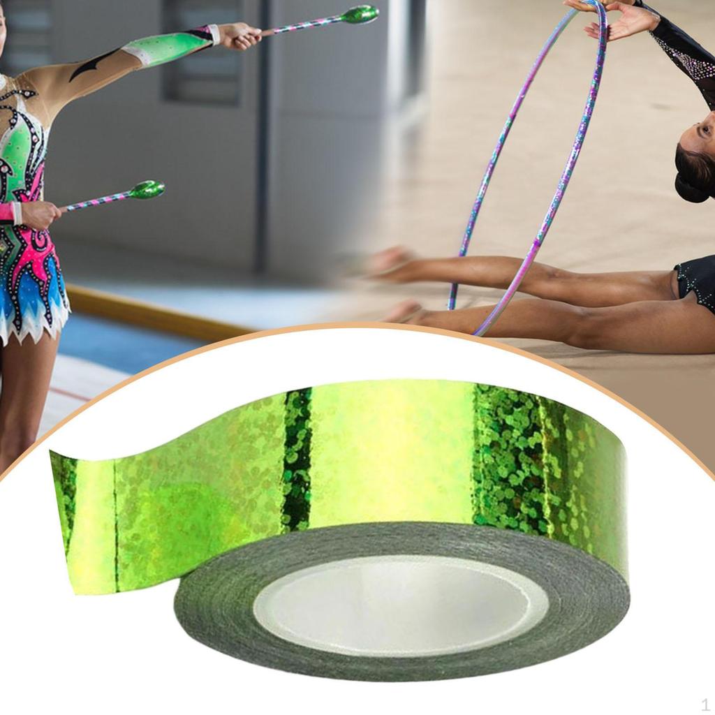 Gymnastics Hoop Tape Decorative 0.59 Inchx 5 M/ 16.4 ft Easy Application Thick 1.5 cm x M