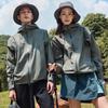 Unisex Lightweight Waterproof Windproof Mountaineering Jacket, Fully Taped, Single Layer, Long Sleeve Outerwear