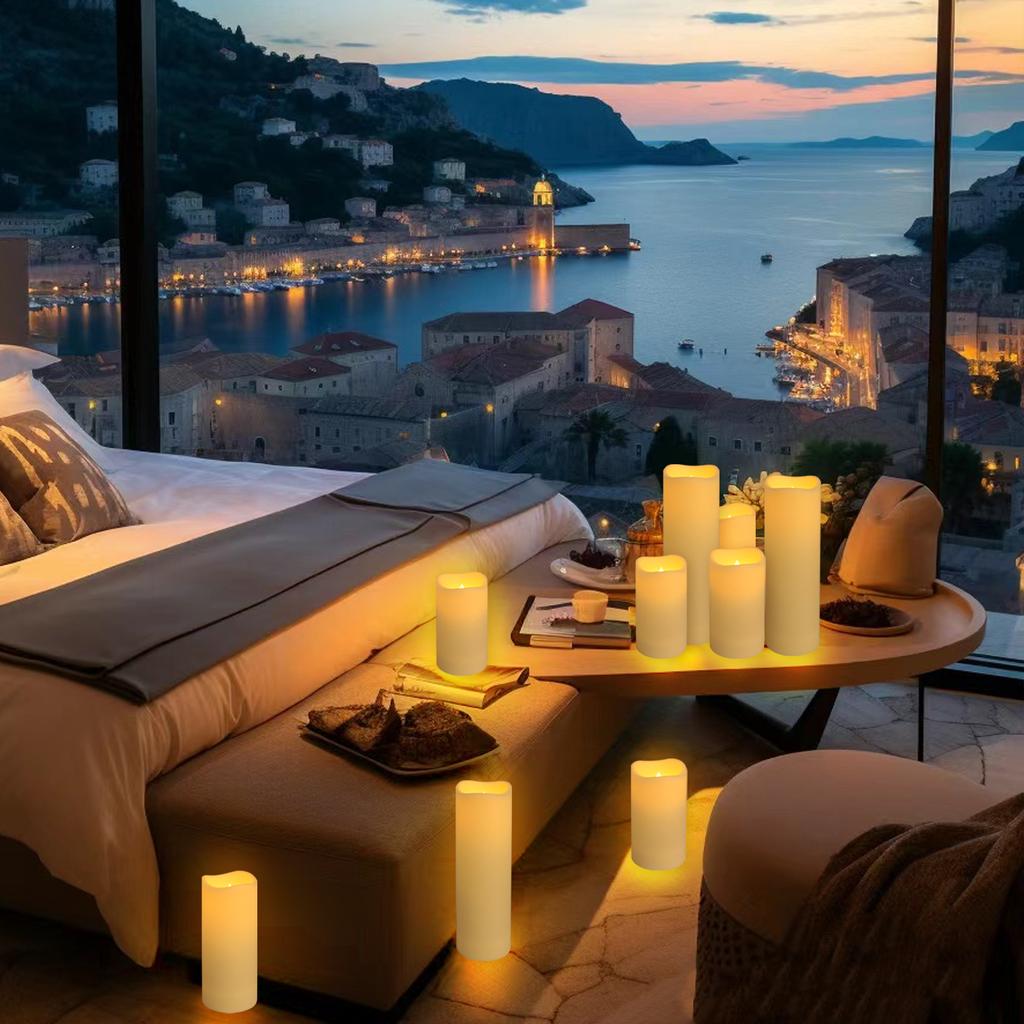 24-144 Units/Set of Waterproof Indoor Flameless LED Candle Lights Wholesale Party Supplies for Gatherings and Festivals 1