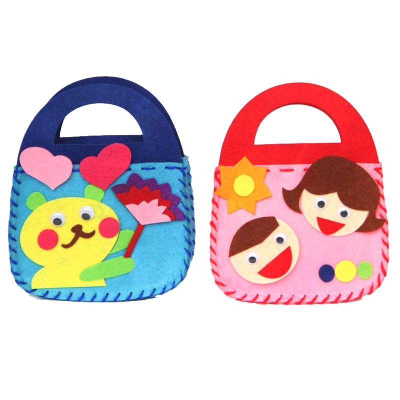 8 Pcs Kids Sewing Kit Diy Felt Sewing Kits Preschool Educational Toys Craft Felt With Safety Needle For Boys Girls Beginners