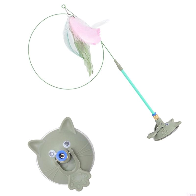 Pet Toy Interactive Pet Teaser Attachments Suction Cup Base For Felines