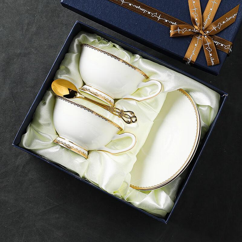 Ceramic Coffee Cup and Saucer Set