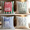 Popular S-Ssardineer Cushion Cover Soft Washable Pillow Case Multi-Scene for Couch Bed Travel Office Use