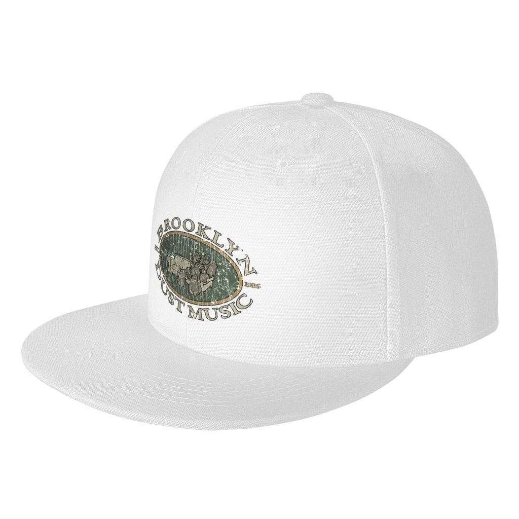 Fashion Brooklyn Dust Music Flat Brim Sun Hat Structured Fit Caps Women