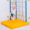 gymnastic mat Comet100x100x10 two-piece - yellow