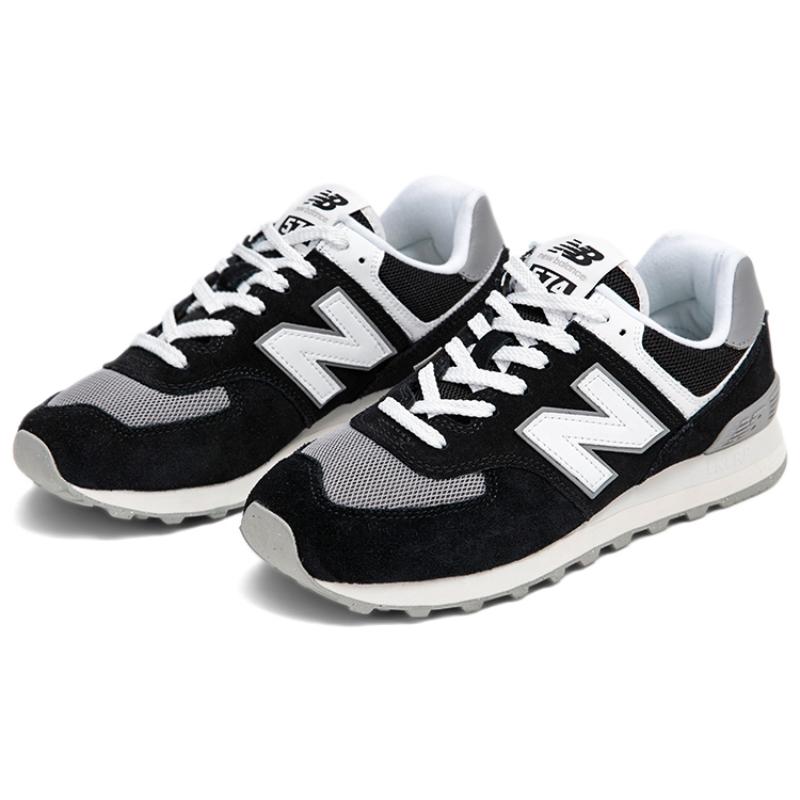 New Balance 574 'Black White Grey' Sneakers U574FBG