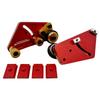 Machined Woodworking Guide Roller With Anti Shock Design And Tilted Pulley For Precise Cutting