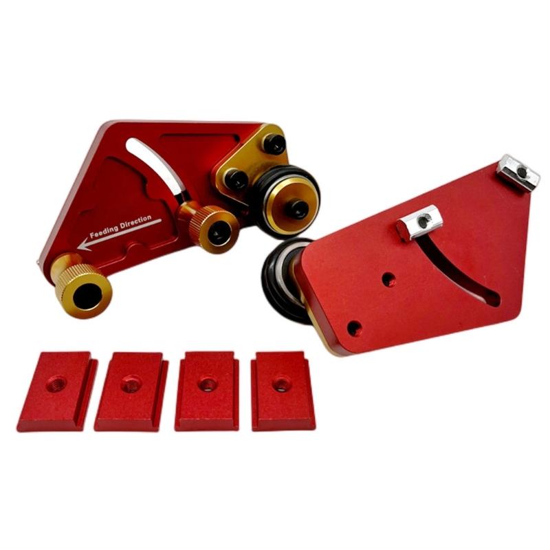 Machined Woodworking Guide Roller With Anti Shock Design And Tilted Pulley For Precise Cutting