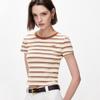 ONLY Women's Striped Short-Sleeve T-Shirt