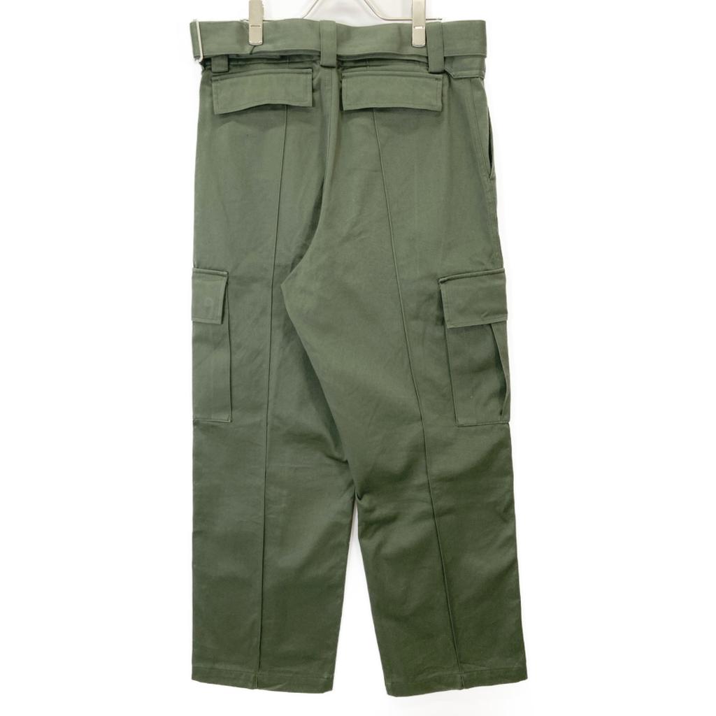 Kenzo FE58PA3759GF Khaki Belted Cargo Pants Bottoms M khakiUsed