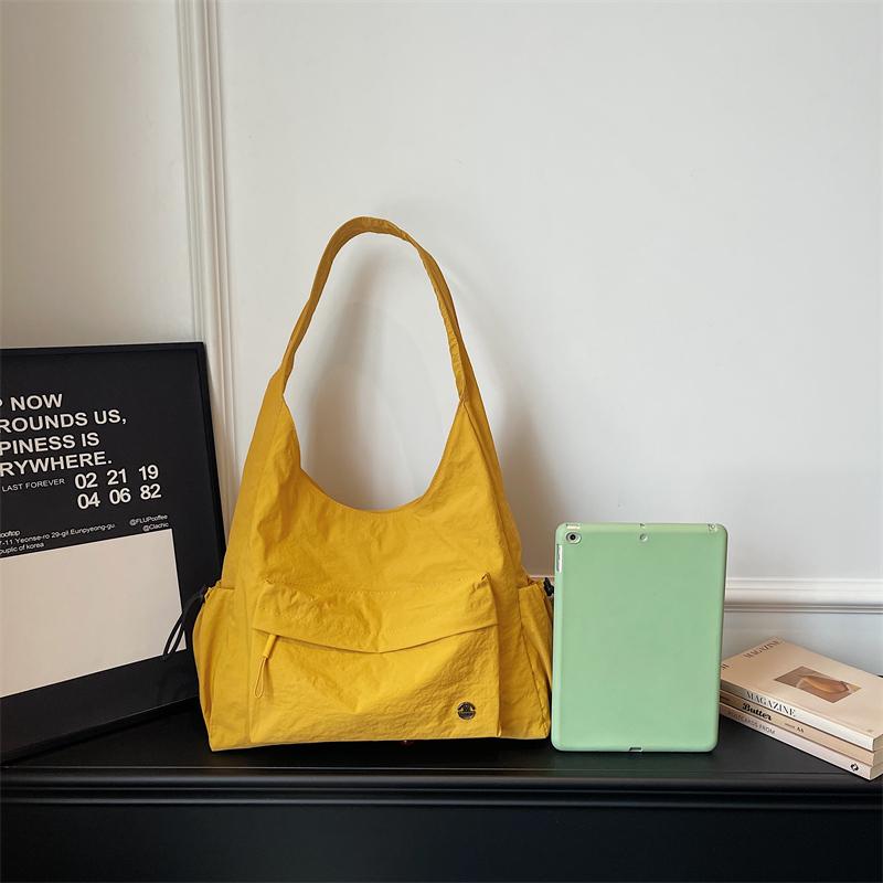 Women's Bag Large Capacity Tote Bag Solid Color Handbag Underarm Bag
