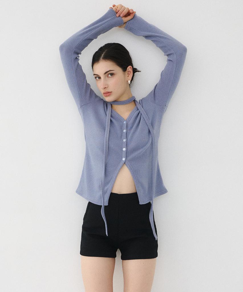 BIBYSEOB Tweed Slim Shorts Black [T51]