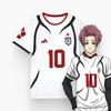 Herren Blue Lock Anime Trikot Sae Itoshi Cosplay 3D Druck T-Shirt Mode Oversized
