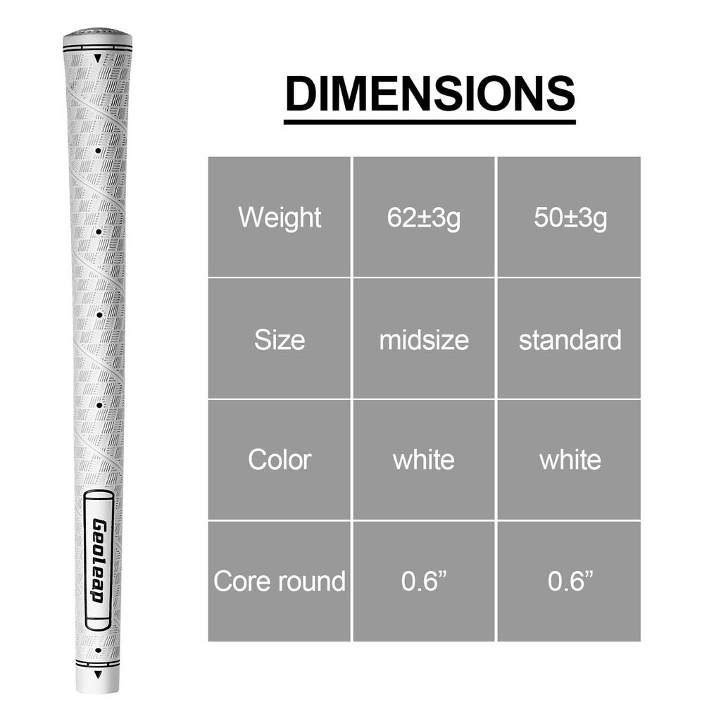Geoleap Glory-M Golf Grips Set of 13, Memory Points to