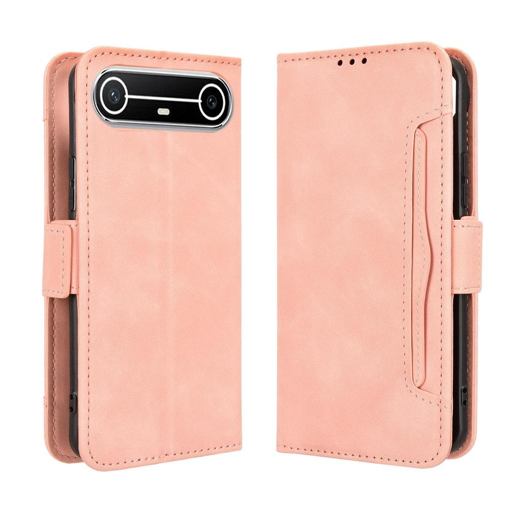 Flip Cover for Tecno Pova Slim / Tecno Spark Slim PU Leather Full-Body Protection [RFID Blocking] Phone Cases Wallet Cover
