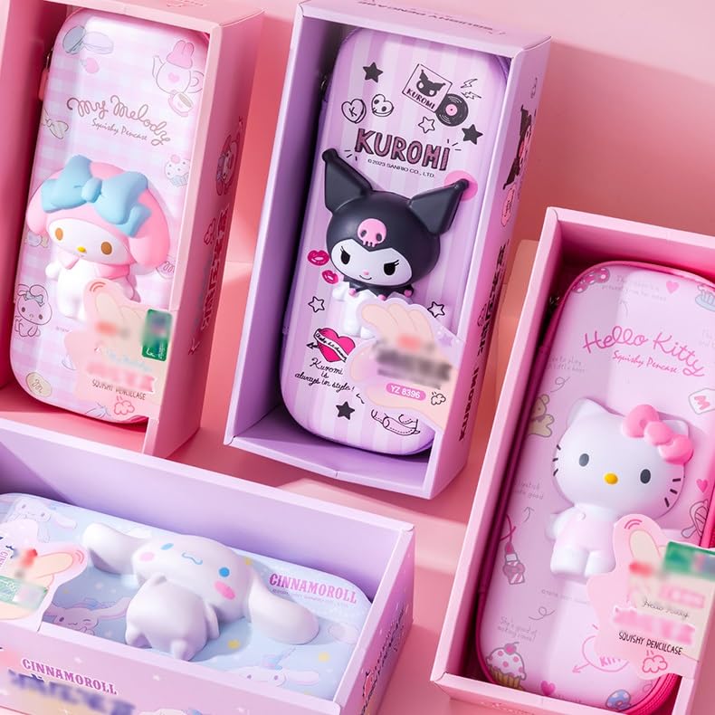 Mój Hello Pencil Akcesorium Ołówek Do Dużego Przechowywania Artykułów Papierniczych Do Szkoły Portmonetka My Melody, Cinnamoroll, Kitty, Kuromi, Etui, Słodki, Mini, Etui,
