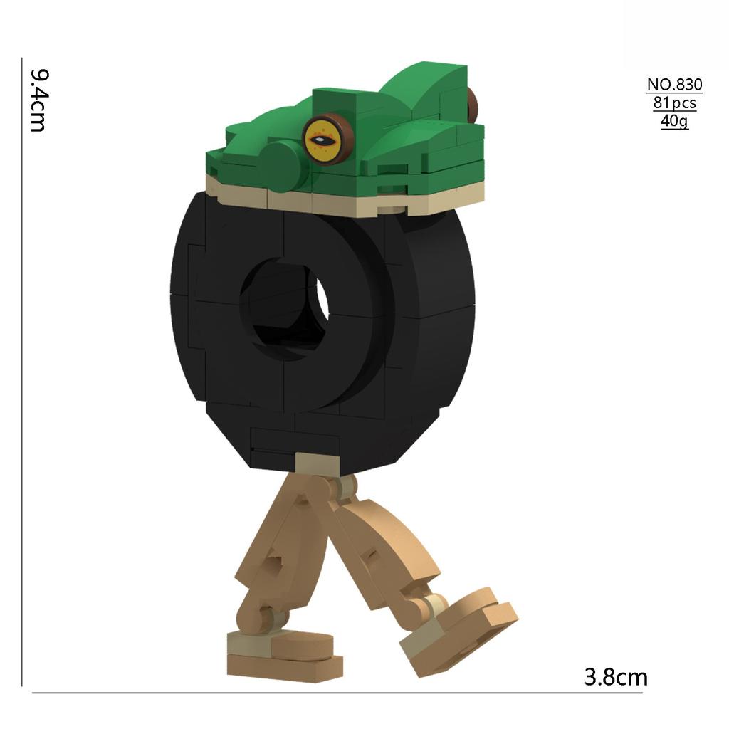 Hot Tralalero Tralala Building Blocks Italian Brainrot Ornament Tung Tung Sahur Action Figures Doll Toys for Kid Birthday Gifts