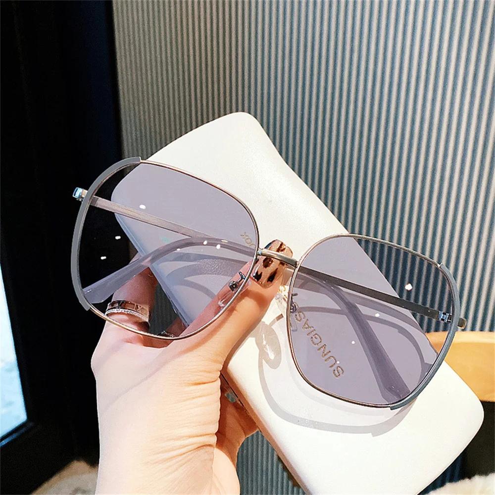 Women'S Oversized Sunglasses Fashion Gradient Shade Sunglasses Uv400 Outdoor Sports Sunglasses Men Glasses Eyewear Gafas De Sol
