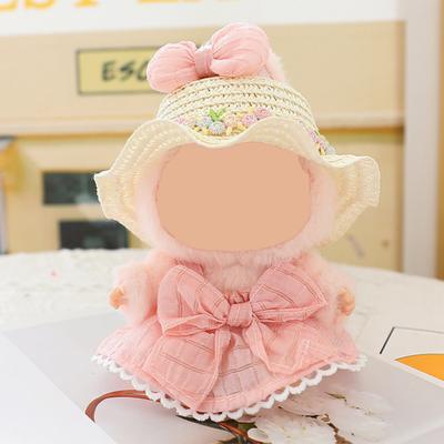 Doll Clothes Set Fashion Hat Skirt Outfit Stylish Accessories for La-bubu Dolls