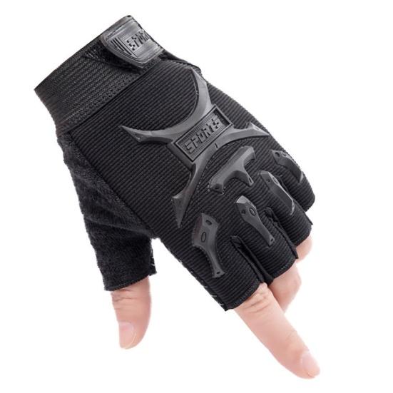 1 Paar Kinderen Outdoor Rijden Antislip Ademend Beschermend Halvinger Handschoenen